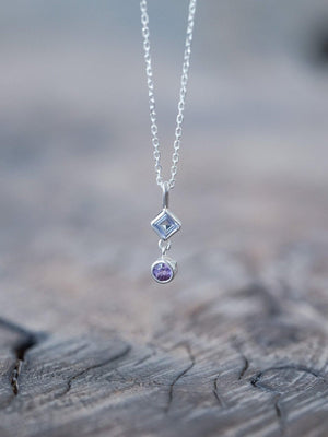 Double Sapphire Necklace - Gardens of the Sun | Ethical Jewelry