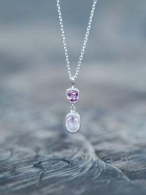 Double Sapphire Necklace - Gardens of the Sun | Ethical Jewelry