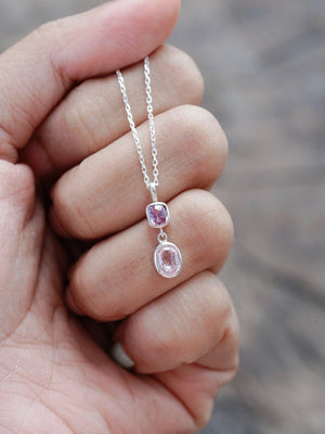 Double Sapphire Necklace - Gardens of the Sun | Ethical Jewelry