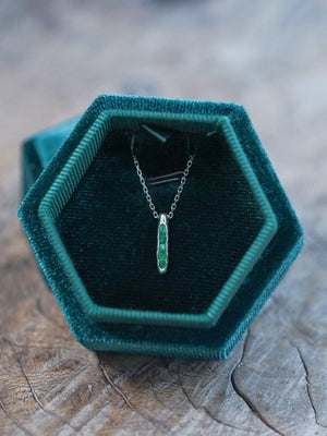 Emerald Necklace with Hidden Gems - Gardens of the Sun | Ethical Jewelry