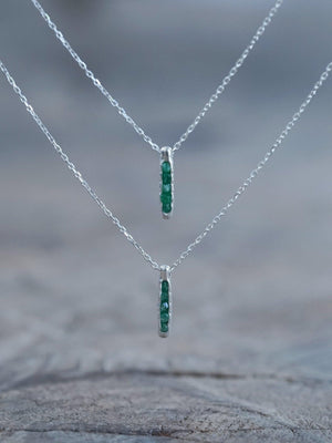 Emerald Necklace with Hidden Gems - Gardens of the Sun | Ethical Jewelry