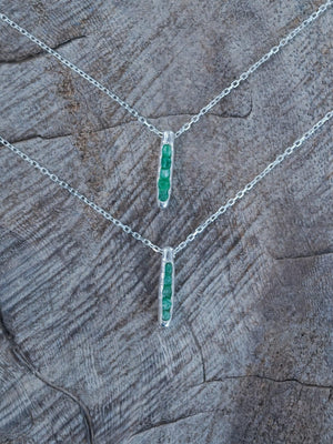 Emerald Necklace with Hidden Gems - Gardens of the Sun | Ethical Jewelry