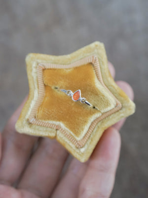 Fire Opal and Citrine Ring - Gardens of the Sun | Ethical Jewelry