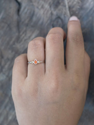 Fire Opal and Citrine Ring - Gardens of the Sun | Ethical Jewelry