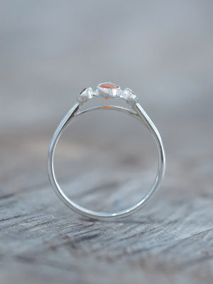 Fire Opal and Citrine Ring - Gardens of the Sun | Ethical Jewelry