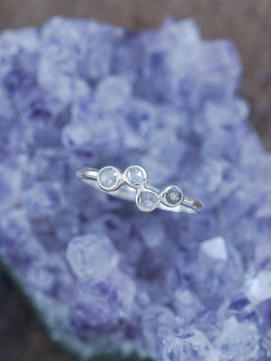 Four Rose Cut Diamond Ring - Gardens of the Sun | Ethical Jewelry