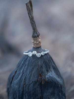 Four Rose Cut Diamond Ring - Gardens of the Sun | Ethical Jewelry