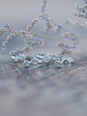 Four Rose Cut Diamond Ring - Gardens of the Sun | Ethical Jewelry