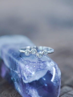 Four Rose Cut Diamond Ring - Gardens of the Sun | Ethical Jewelry