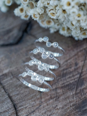 Four Rose Cut Diamond Ring - Gardens of the Sun | Ethical Jewelry