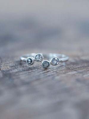 Four Rose Cut Diamond Ring - Gardens of the Sun | Ethical Jewelry