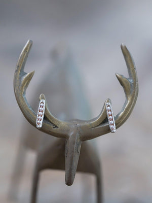 Freshwater Pearl Earrings with Hidden Gems - Gardens of the Sun | Ethical Jewelry