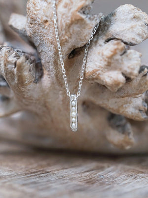 Freshwater Pearl Necklace with Hidden Gems - Gardens of the Sun | Ethical Jewelry