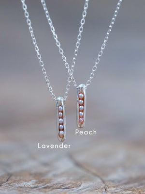 Freshwater Pearl Necklace with Hidden Gems - Gardens of the Sun | Ethical Jewelry