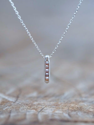 Freshwater Pearl Necklace with Hidden Gems - Gardens of the Sun | Ethical Jewelry