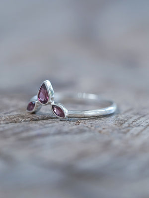 Garnet Crown Ring - Gardens of the Sun | Ethical Jewelry