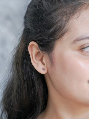 Garnet Earrings - Gardens of the Sun | Ethical Jewelry