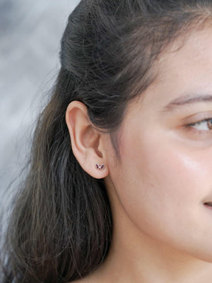 Garnet Earrings - Gardens of the Sun | Ethical Jewelry