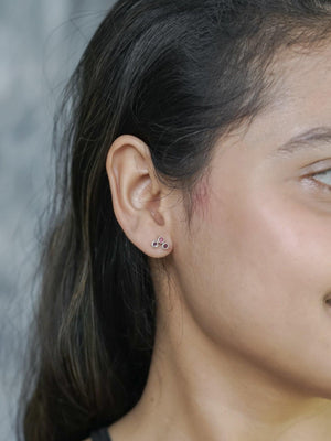 Garnet Earrings - Gardens of the Sun | Ethical Jewelry