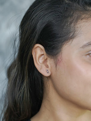 Garnet Earrings - Gardens of the Sun | Ethical Jewelry