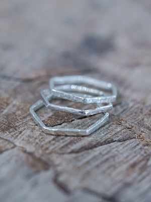 Hexagon Ring - Gardens of the Sun | Ethical Jewelry