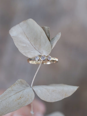 Hexagon Spinel Ring in Ethical Gold - Gardens of the Sun | Ethical Jewelry