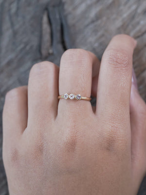 Hexagon Spinel Ring in Ethical Gold - Gardens of the Sun | Ethical Jewelry