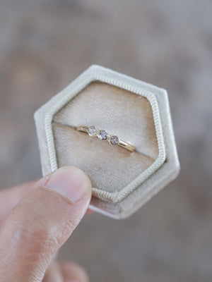 Hexagon Spinel Ring in Ethical Gold - Gardens of the Sun | Ethical Jewelry