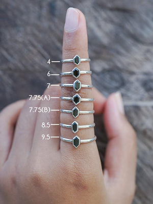 Hexagon Tourmaline Ring - Gardens of the Sun | Ethical Jewelry