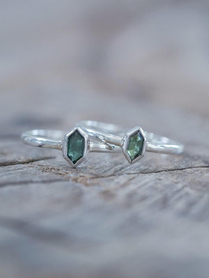 Hexagon Tourmaline Ring - Gardens of the Sun | Ethical Jewelry