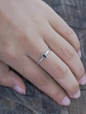Hexagon Tourmaline Ring - Gardens of the Sun | Ethical Jewelry