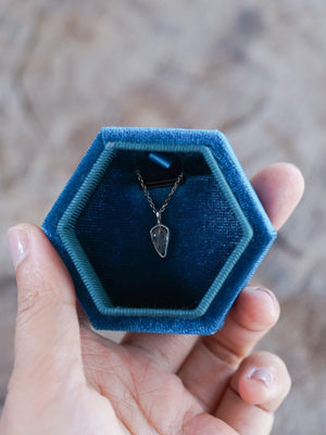 Hexagon Velvet Jewelry Box - Gardens of the Sun | Ethical Jewelry