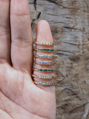 Hidden Gems Ring in Gold (Pre-Order) - Gardens of the Sun | Ethical Jewelry