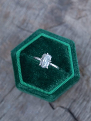 Keshi Pearl Ring with Prongs - Gardens of the Sun | Ethical Jewelry