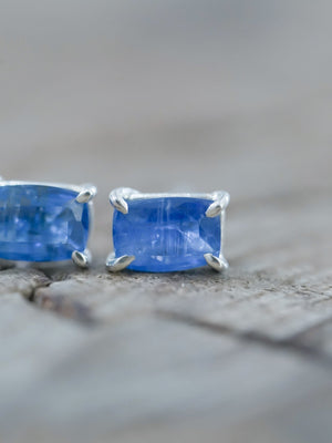 Kyanite Earrings - Gardens of the Sun | Ethical Jewelry