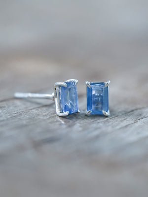 Kyanite Earrings - Gardens of the Sun | Ethical Jewelry