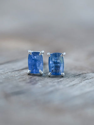 Kyanite Earrings - Gardens of the Sun | Ethical Jewelry