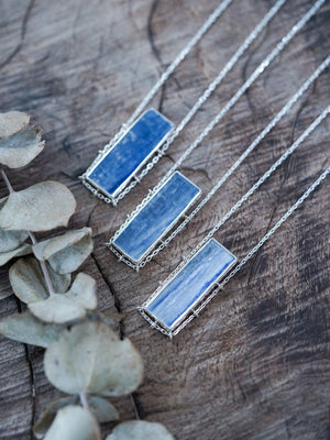 Kyanite Necklace - Gardens of the Sun | Ethical Jewelry