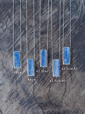 Kyanite Necklace - Gardens of the Sun | Ethical Jewelry