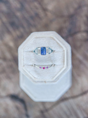 Kyanite Ring Set - Gardens of the Sun | Ethical Jewelry