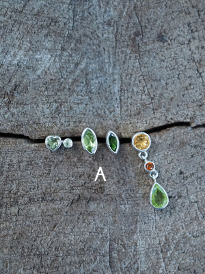 Forest Gemstone Earring Bundle - Gardens of the Sun | Ethical Jewelry