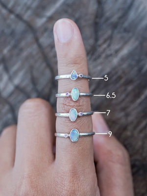 Opal and Sapphire Ring - Gardens of the Sun | Ethical Jewelry