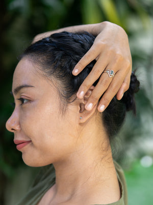 Labradorite Earrings - Gardens of the Sun | Ethical Jewelry