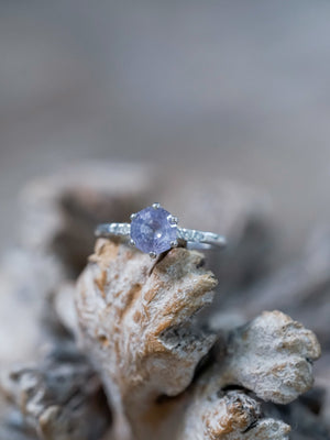 Lavender Sapphire Ring in White Gold - Gardens of the Sun | Ethical Jewelry