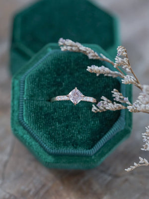 Lavender Spinel Ring in Eco Rose Gold - Gardens of the Sun | Ethical Jewelry