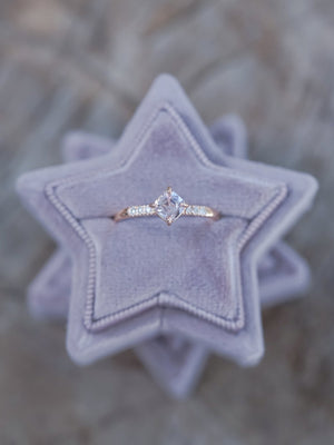 Lavender Spinel Ring in Eco Rose Gold - Gardens of the Sun | Ethical Jewelry