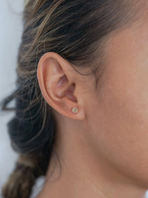 Lemon Quartz Disco Ball Earrings - Gardens of the Sun | Ethical Jewelry