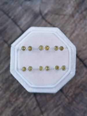 Lemon Quartz Disco Ball Earrings - Gardens of the Sun | Ethical Jewelry