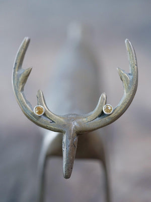 Lemon Quartz Disco Ball Earrings - Gardens of the Sun | Ethical Jewelry