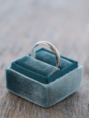 Lines Wedding Band in Silver - Gardens of the Sun | Ethical Jewelry